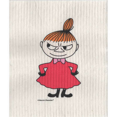 Moomin Dishcloth Little My White 17 x 20 cm