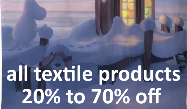 Textiles 20% to 70% off