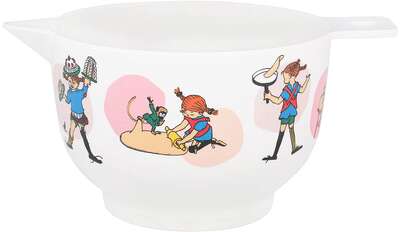 Pippi Longstocking Baking Mixing Bowl Pink L 1.9 L 