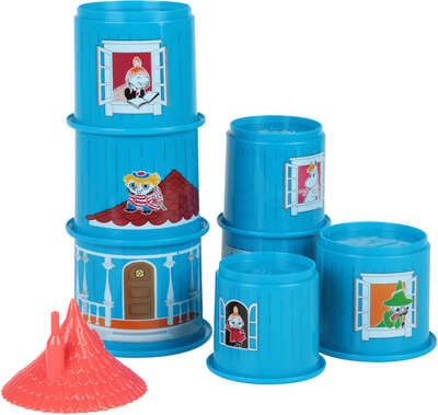 Moomin House Stacking Cups Plastic