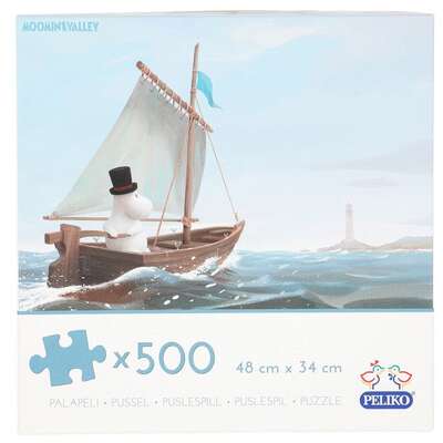 Moomin Puzzle Animation Pappa Sailing 500 pcs 48 x 34 cm