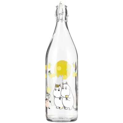 Moomin Glass Bottle 1 L Party