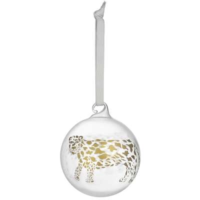 Oiva Toikka Cheetah Glass Ball 80 mm in Gift Box