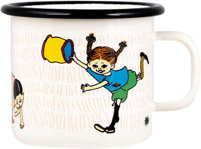 Pippi Enamel Mug 0.25 L Snirkle Hunt