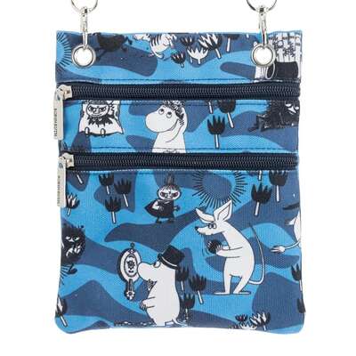Moomin Passport Shoulder Bag Blue