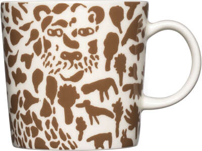 Iittala Oiva Toikka Mug Cheetah Brown 0.3 L