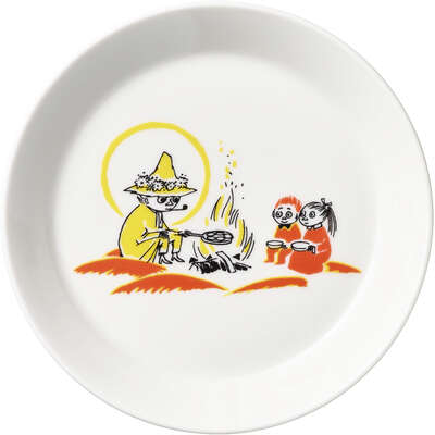 Moomin Red Cross Plate 19 cm ABC Snufkin 2022