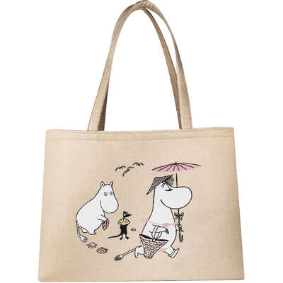 Moomin Felt Tote Bag The Beach r-pet 50 x 38 cm
