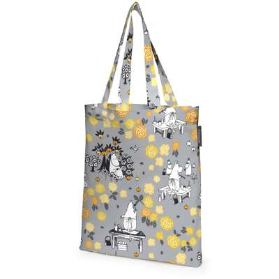 Moomin Tote Bag Moominmamma Dream Grey Yellow Orange 36 x 42 cm Finlayson