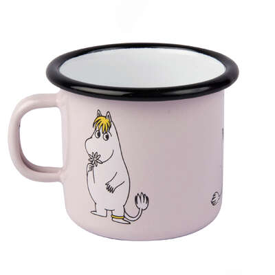 Moomin Enamel Mug 0.25 L Snorkmaiden Pink Retro Muurla