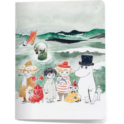 Moomin Small Notebook 9 x 12 cm Sea Monster