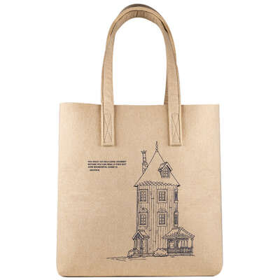 Moomin Felt Tote Bag Moominhouse r-pet 40 x 40 cm