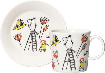 Moomin Red Cross ABC Set of Mug and Saucer in Gift Box 2022