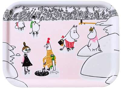 Moomin Birch Tray Winter Wonders Arabia 2022 20 x 27 cm