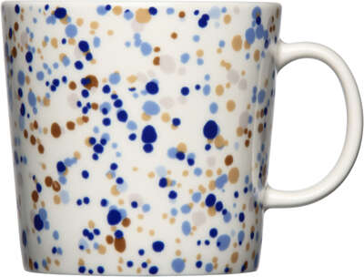 Large Mug Oiva Toikka Helle Blue Brown 0.4 L Iittala