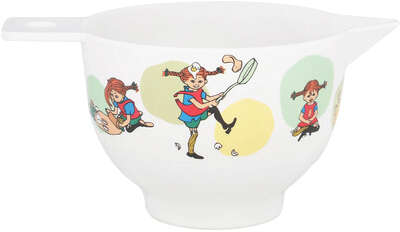 Pippi Longstockings Melamine Baking Mixing Bowl S 1 L Green