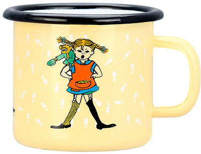Pippi Enamel Mug 0.25 L Footsteps