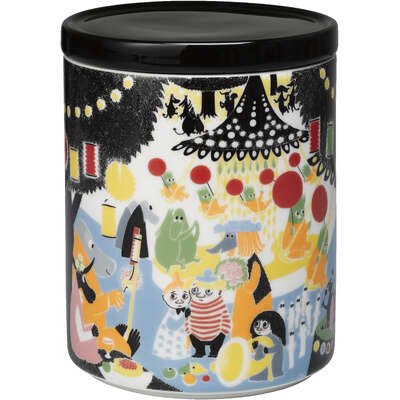 Moomin Ceramic Jar 1. 2 L Friendship Arabia Finland 