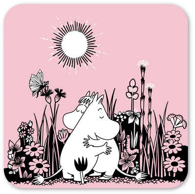 Moomin Coasters Love Hug Winter 4 pcs