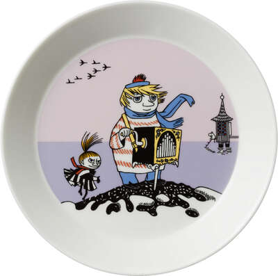Moomin Plate Tooticky Violet Arabia New 2016
