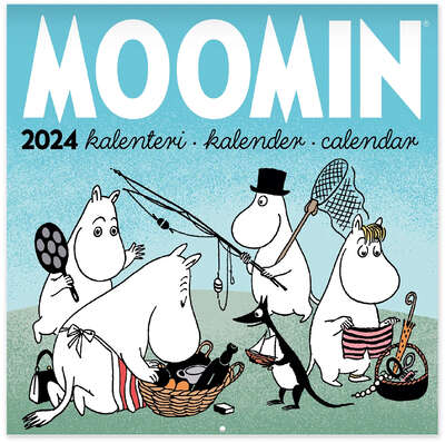 Moomin 2024 Mini Wall Calendar Putinki 20 x 20 cm