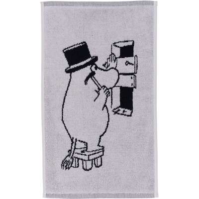 Moomin Hand Towel 30x50cm Moominpappa Grey