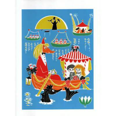Moomin Poster Toffle and Miffle Tove Jansson 24 x 30 cm