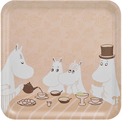 Moomin Tray Coffee Time 33 x 33 cm