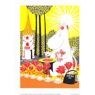 Moomin Poster Moominmamma Tove Jansson 24 x 30 cm