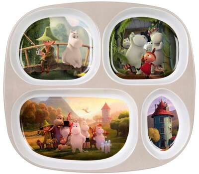 Moomin Moominvalley Section Plate