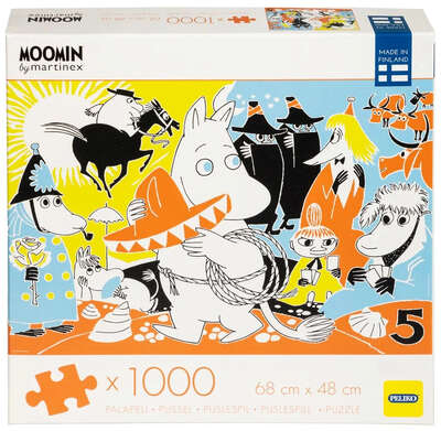 Moomin Jigsaw Puzzle 1000 Pieces Comic Book Cover 5