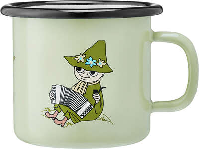Moomin Enamel Mug 0.25 L Snufkin Green
