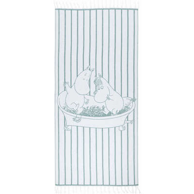 Moomin Hammam Beach Towel Green 80 x 150 cm