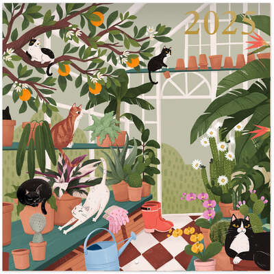 Kaisu Sandberg 2025 Wall Calendar Putinki 30 x 30 cm