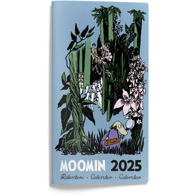 Moomin Slim Pocket Calendar 2025 95 x 180 mm