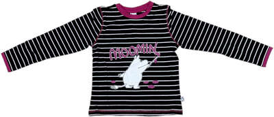 Moomin Children Girls T-Shirt Long Sleeves Size 128 cm