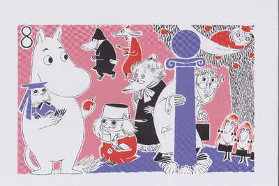 Moomin Poster Moomintroll 8 Tove Jansson 24 x 30 cm
