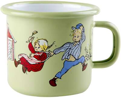 Enamel Mug Emil and Ida 0.25 L Muurla
