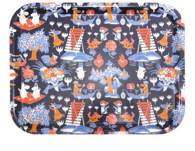 Moomin Birch Tray 36 x 28 cm Magic Moomin Blue 