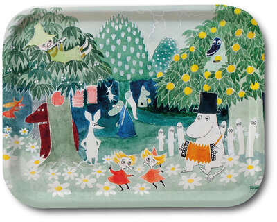 Moomin Birch Tray Moominvalley Magician's Hat 43 x 33 cm 