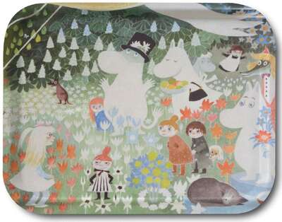 Moomin Birch Tray Dangerous Journey 43 x 33 cm