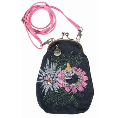 Moomin Vinssi Metal Clasp Denim Embroidered Little My 