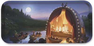 Moomin Birch Tray 32 x 15 cm Animation Moominvalley Theatre