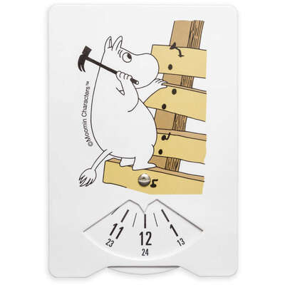 Moomin Carton Parking Disc Moomintroll Hammer 10 x 15 cm