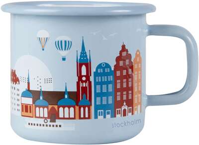 Muurla Enamel Mug Stockholm 0.37 L