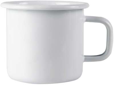 Muurla Enamel Mug Pure White 0.37 L 