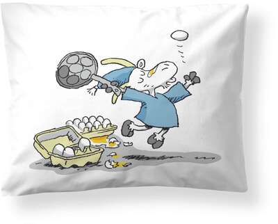 Mr. Clutterbuck Egg Tennis Pillowcase  50 x 60 cm Finlayson