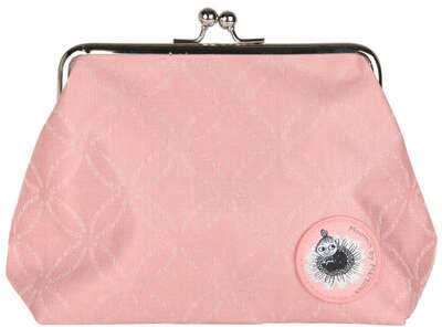 Moomin Emma Purse Clutch Bag Moomin logo pink