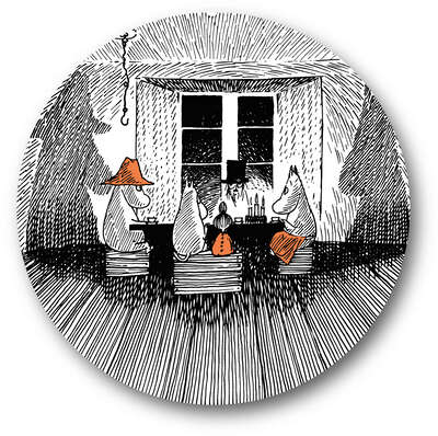 Moomin True to Its Origin Pot Coaster Cutting Board 21 cm