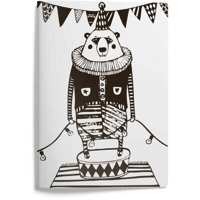 Mira Mallius A5 Notebook 15 x 21 cm 48 pages Circus Bear